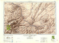 Flagstaff Arizona Historical topographic map, 1:250000 scale, 1 X 2 Degree, Year 1947