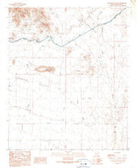 Flatiron Mountain Arizona Historical topographic map, 1:24000 scale, 7.5 X 7.5 Minute, Year 1990