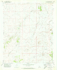 Flattop Hill Arizona Historical topographic map, 1:24000 scale, 7.5 X 7.5 Minute, Year 1970
