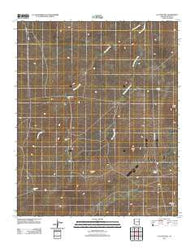 Flattop Hill Arizona Historical topographic map, 1:24000 scale, 7.5 X 7.5 Minute, Year 2011