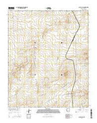 Flattop Hill Arizona Current topographic map, 1:24000 scale, 7.5 X 7.5 Minute, Year 2014
