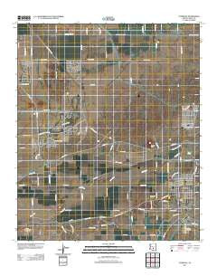 Florence Arizona Historical topographic map, 1:24000 scale, 7.5 X 7.5 Minute, Year 2011