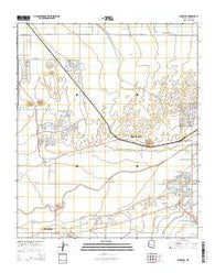 Florence Arizona Current topographic map, 1:24000 scale, 7.5 X 7.5 Minute, Year 2014