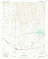 Florence Junction Arizona Historical topographic map, 1:24000 scale, 7.5 X 7.5 Minute, Year 1966