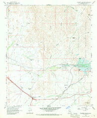Florence Junction Arizona Historical topographic map, 1:24000 scale, 7.5 X 7.5 Minute, Year 1966