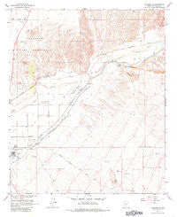 Florence SE Arizona Historical topographic map, 1:24000 scale, 7.5 X 7.5 Minute, Year 1965