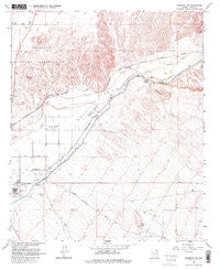 Florence SE Arizona Historical topographic map, 1:24000 scale, 7.5 X 7.5 Minute, Year 1965