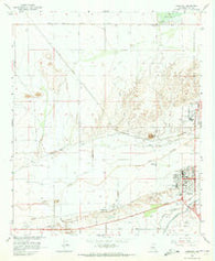Florence Arizona Historical topographic map, 1:24000 scale, 7.5 X 7.5 Minute, Year 1965