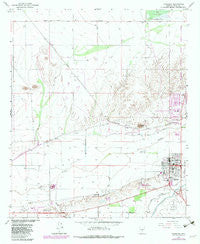 Florence Arizona Historical topographic map, 1:24000 scale, 7.5 X 7.5 Minute, Year 1965