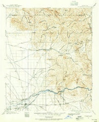 Florence Arizona Historical topographic map, 1:125000 scale, 30 X 30 Minute, Year 1900