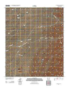 Florence NE Arizona Historical topographic map, 1:24000 scale, 7.5 X 7.5 Minute, Year 2011