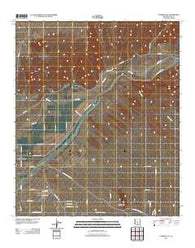 Florence SE Arizona Historical topographic map, 1:24000 scale, 7.5 X 7.5 Minute, Year 2011