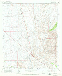 Flores Arizona Historical topographic map, 1:24000 scale, 7.5 X 7.5 Minute, Year 1969