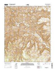 Forks Butte Arizona Current topographic map, 1:24000 scale, 7.5 X 7.5 Minute, Year 2014