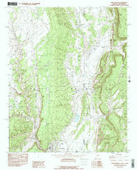 Fort Defiance Arizona Historical topographic map, 1:24000 scale, 7.5 X 7.5 Minute, Year 1982