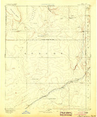 Fort Defiance New Mexico Historical topographic map, 1:250000 scale, 1 X 1 Degree, Year 1892