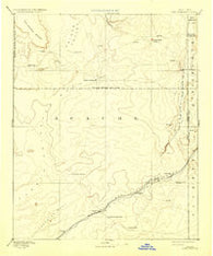 Fort Defiance New Mexico Historical topographic map, 1:250000 scale, 1 X 1 Degree, Year 1892