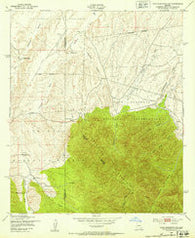 Fort Huachuca SW Arizona Historical topographic map, 1:24000 scale, 7.5 X 7.5 Minute, Year 1948