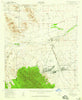 Fort Huachuca Arizona Historical topographic map, 1:62500 scale, 15 X 15 Minute, Year 1958