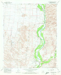 Fort McDowell Arizona Historical topographic map, 1:24000 scale, 7.5 X 7.5 Minute, Year 1964