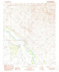Fort Thomas Arizona Historical topographic map, 1:24000 scale, 7.5 X 7.5 Minute, Year 1989