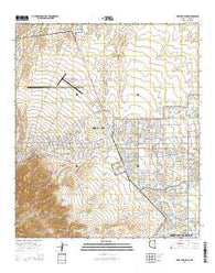 Fort Huachuca Arizona Current topographic map, 1:24000 scale, 7.5 X 7.5 Minute, Year 2014