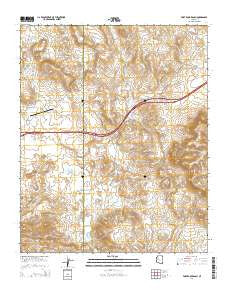 Fort Rock Ranch Arizona Current topographic map, 1:24000 scale, 7.5 X 7.5 Minute, Year 2014