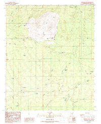 Fortified Peak Arizona Historical topographic map, 1:24000 scale, 7.5 X 7.5 Minute, Year 1988