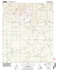 Fortified Peak Arizona Historical topographic map, 1:24000 scale, 7.5 X 7.5 Minute, Year 1996