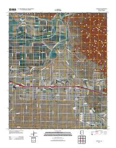 Fortuna Arizona Historical topographic map, 1:24000 scale, 7.5 X 7.5 Minute, Year 2011