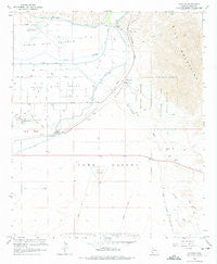 Fortuna Arizona Historical topographic map, 1:24000 scale, 7.5 X 7.5 Minute, Year 1965