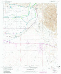 Fortuna Arizona Historical topographic map, 1:24000 scale, 7.5 X 7.5 Minute, Year 1965