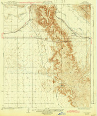 Fortuna Arizona Historical topographic map, 1:62500 scale, 15 X 15 Minute, Year 1929