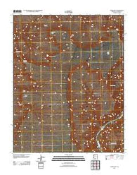 Fossil Bay Arizona Historical topographic map, 1:24000 scale, 7.5 X 7.5 Minute, Year 2011