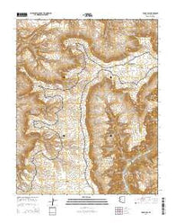 Fossil Bay Arizona Current topographic map, 1:24000 scale, 7.5 X 7.5 Minute, Year 2014