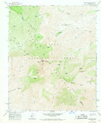 Four Peaks Arizona Historical topographic map, 1:24000 scale, 7.5 X 7.5 Minute, Year 1964