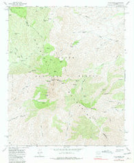 Four Peaks Arizona Historical topographic map, 1:24000 scale, 7.5 X 7.5 Minute, Year 1964
