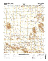 Fourth of July Butte Arizona Current topographic map, 1:24000 scale, 7.5 X 7.5 Minute, Year 2014