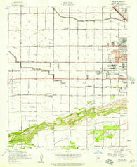 Fowler Arizona Historical topographic map, 1:24000 scale, 7.5 X 7.5 Minute, Year 1952