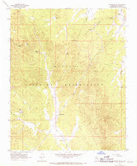 Frazier Wells Arizona Historical topographic map, 1:24000 scale, 7.5 X 7.5 Minute, Year 1967
