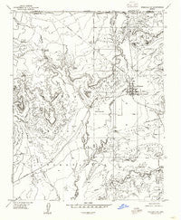 Fredonia NE Arizona Historical topographic map, 1:24000 scale, 7.5 X 7.5 Minute, Year 1954