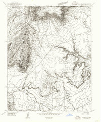 Fredonia NW Arizona Historical topographic map, 1:24000 scale, 7.5 X 7.5 Minute, Year 1954