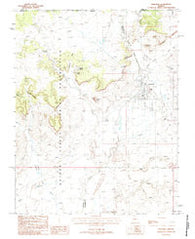 Fredonia Arizona Historical topographic map, 1:24000 scale, 7.5 X 7.5 Minute, Year 1988