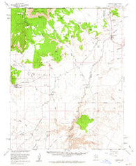Fredonia Arizona Historical topographic map, 1:62500 scale, 15 X 15 Minute, Year 1954