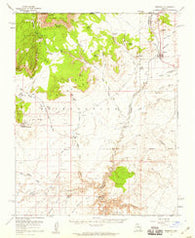 Fredonia Arizona Historical topographic map, 1:62500 scale, 15 X 15 Minute, Year 1954