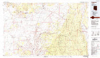 Fredonia Arizona Historical topographic map, 1:100000 scale, 30 X 60 Minute, Year 1984