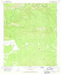 Freezeout Mountain Arizona Historical topographic map, 1:24000 scale, 7.5 X 7.5 Minute, Year 1967