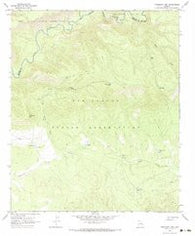 Freezeout Mountain Arizona Historical topographic map, 1:24000 scale, 7.5 X 7.5 Minute, Year 1967