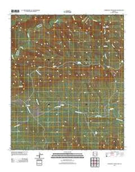 Freezeout Mountain Arizona Historical topographic map, 1:24000 scale, 7.5 X 7.5 Minute, Year 2011
