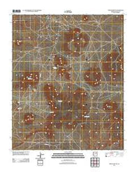 French Butte Arizona Historical topographic map, 1:24000 scale, 7.5 X 7.5 Minute, Year 2011